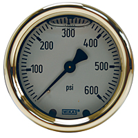 Brass Liquid Filled Gauge