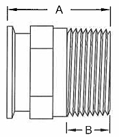 Clamp x Male NPT Adapters-2