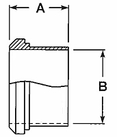 Long Plain Bevel Seat Weld Ferrules-2