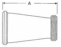 Plain Bevel Seat x Threaded Bevel Seat Concentric Reducers-2