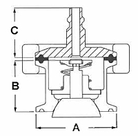 Air Blow Check Valves (B45AB-R100150, B45AB-R200, B45AB-R250, B45AB-R300, B45AB-R400)-2