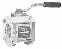 One-Way Full Flow Ball Valves (Socket Weld Ends to Schedule 40 Pipe)