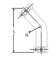 45º Long Elbow for Rigid Pipe-2