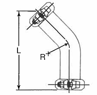 45º Elbow for Inch-Size Tube-2