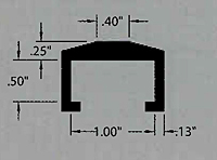 1/2 in x 1 in Drive Bar Cap (AR521)