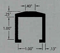 1 in x 1 in Drive Bar Cap (AR528)