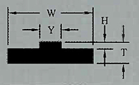 <!--Duravar® Chain Guide Profile (AR5-CG2040VNL-10, AR5-CG2050VNL-10, AR5-CG2060VNL-10, AR5-CG2080VNL-10, AR5-CG2100VNL-10, AR5-CG2120VNL-10)-->