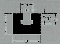 <!--Duravar® Roller Chain Profile (AR11-CG3125VN-10, AR11-CG3135VN-10, AR11-CG3140VN-10, AR11-CG3150VN-10, AR11-CG3160VN-10, AR11-CG3180VN-10)-->