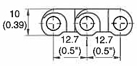 M1233 Flush Grid Dimensions