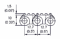 M1234 Nub Flush Grid Dimensions