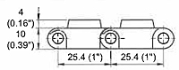 M2520 GripTop Dimensions