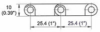 M2533 Flush Grid Dimensions