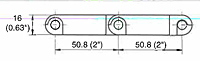 M5032 Flush Grid Heavy Duty Dimensions