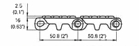 M5064 Nub Top Dimensions