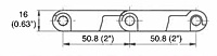 M5020 Flat Top Heavy Duty Dimensions