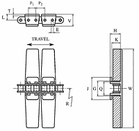 Uni® 1873 Plastic Snap-On Chains - Low Noise-2