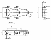 Uni® 1701 TAB/TAB-R Plastic Flex Chains-2