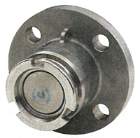 Quick Disconnect adapter x 150# flange w/ FKM (FPM) seals