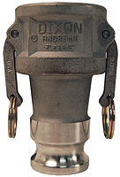 Dixon reducing coupler x adapter SS