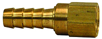 Brass female NPTF Swivel x Hose Barb