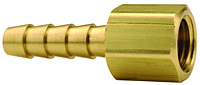 Brass Female 45o SAE/37o JIC Swivel x Hose Barb