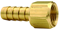 Brass Female 37o JIC Swivel x Hose Barb