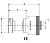 SAE Code 61 Flange 6S 2D