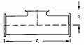 Short Outlet Clamp Tees-2