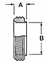 Short Threaded Bevel Seat Weld Ferrules-2