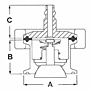 Air Blow Check Valves (B45AB-R100150, B45AB-R200, B45AB-R250, B45AB-R300, B45AB-R400)-2