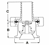 Air Blow Check Valves (B45CC-R100150, B45CC-R200, B45CC-R250, B45CC-R300, B45CC-R400)-2