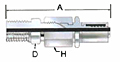 JIC Adapter Union Male Fittings (Style 08)-2