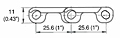 M2511 Mesh Top Dimensions