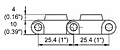 M2533 GripTop Dimensions