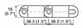 M3843 Tight Radius Dimensions