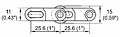 M2540 Roller Top Dimensions