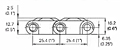 M2620 GripTop Dimensions