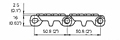 M5064 Nub Top Dimensions