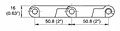 M5020 Flat Top Heavy Duty Dimensions