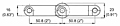 M5033 Roller Top 2 in Dimensions