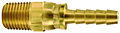 Brass Male NPTF Swivel x hose barb