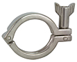 Single Pin Heavy Duty Clamp with Serrated Wing Nut